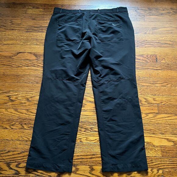 Nike Golf Performance Chinos Men's 38x30 Black Dri-FIT Flat Front Pants Slacks - Picture 7 of 11